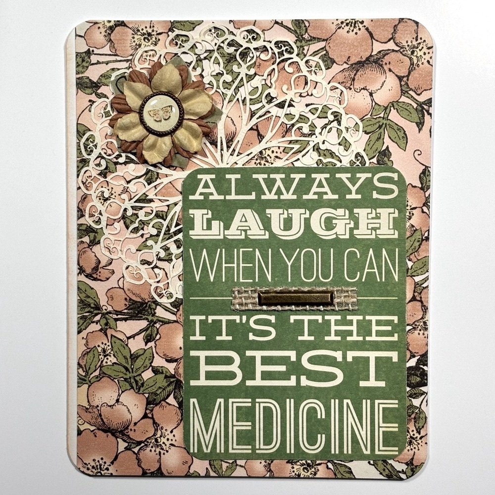 Handmade Encouragement Greeting Card